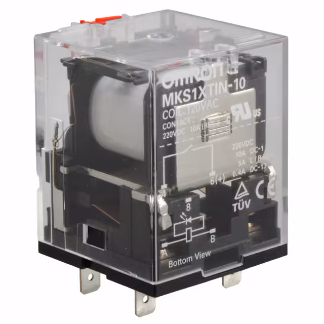 MKS1XTN-10 AC240 Omron Automation and Safety  Power Relays Over 2 Amps